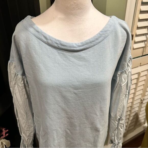 Pilcro and The Letterpress Mixed-Media Pullover Size Small - Picture 3 of 12